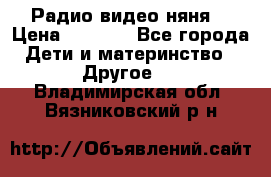 Радио видео няня  › Цена ­ 4 500 - Все города Дети и материнство » Другое   . Владимирская обл.,Вязниковский р-н